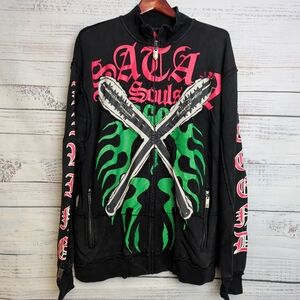 Blac Label Premium The Dirty Ones Size 3XL Full Zip Jacket Embroidered Graphic